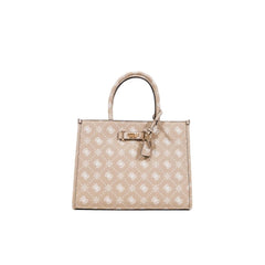 Beige Polyethylene Handbag