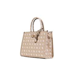 Beige Polyethylene Handbag