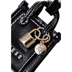 Black Polyethylene Keychain
