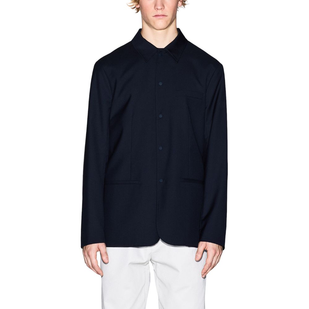 سترة بليزر سوداء من البوليستر