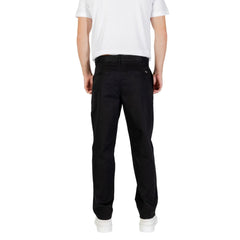 Black Cotton Skinny Pants