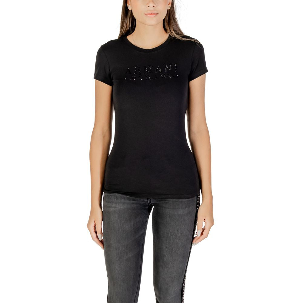 Black Cotton T-Shirt