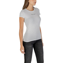 تي شيرت قطن أبيض