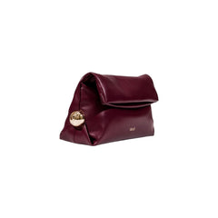 Bordeaux Polyethylene Clutch Bag
