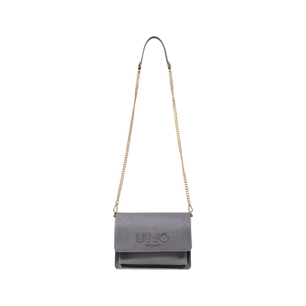 Gray Polyethylene Handbag