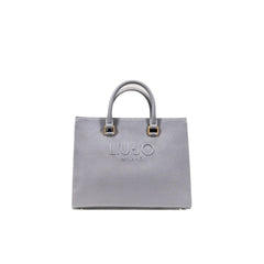 Gray Polyethylene Handbag