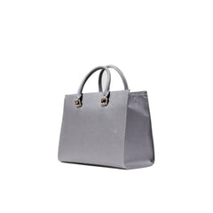 Gray Polyethylene Handbag
