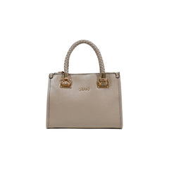 Beige Polyethylene Handbag