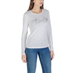 Bicolor Cotton Long Sleeve T-Shirt