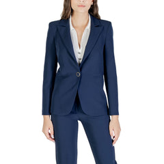 Blue Polyester Blazer