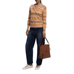 Brown Polyethylene Backpack