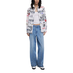 بلوزة قطنية بيضاء