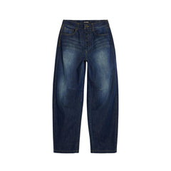 Blue Cotton Relaxed Fit Jeans