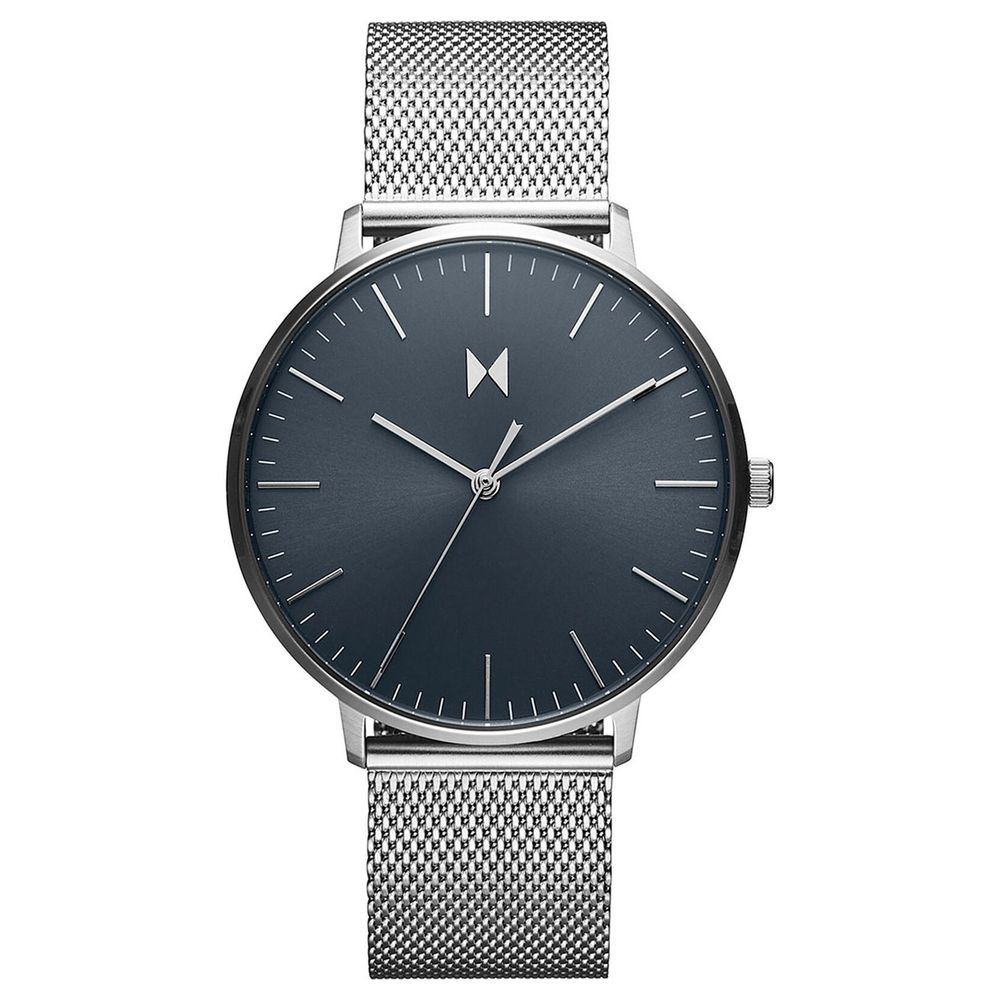 Gray Stainless Steel Dress Watch