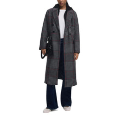 Gray Polyester Coat