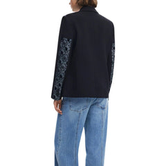 Black Polyester Blazer