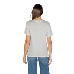 تي شيرت قطن أبيض