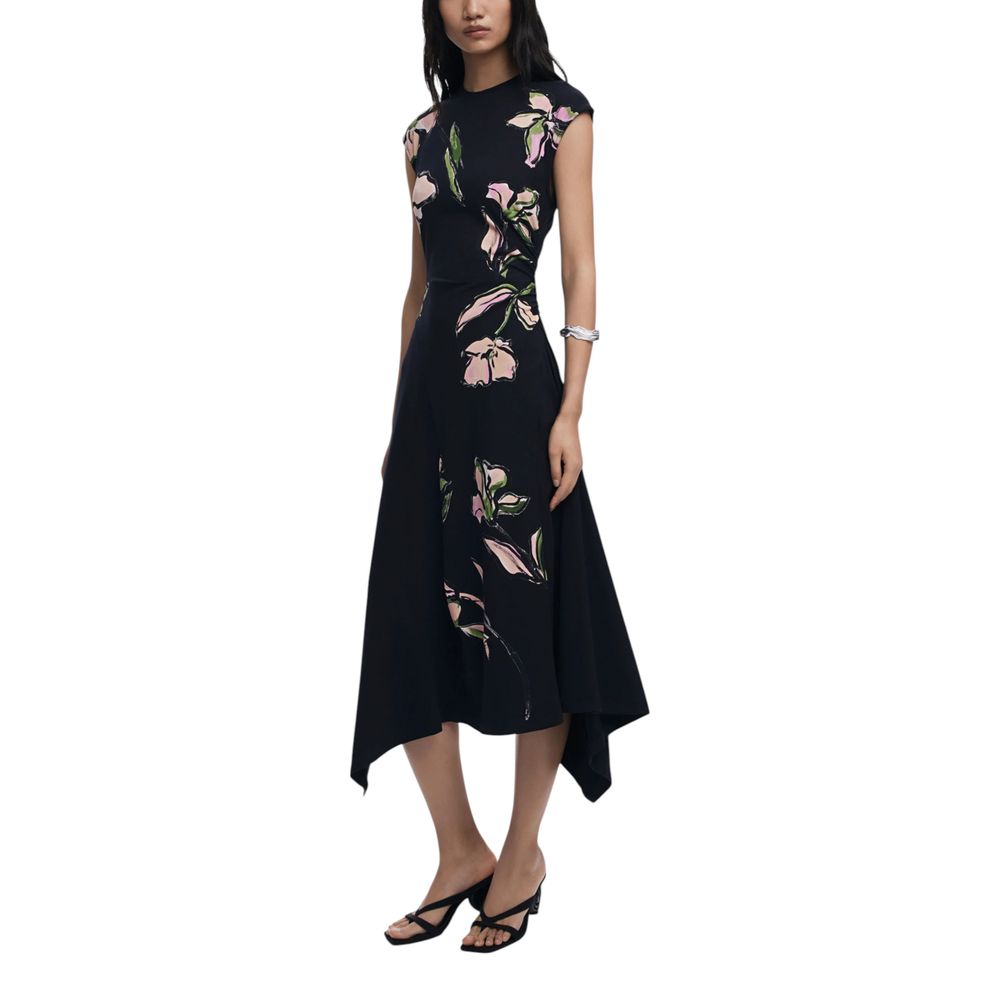 Black Cotton Long Dress