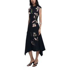 Black Cotton Long Dress