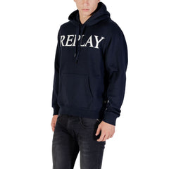 Blue Cotton Hoodie