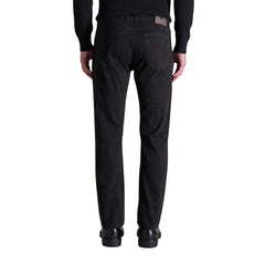 Black Cotton Skinny Pants