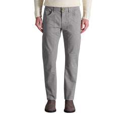Gray Cotton Skinny Pants