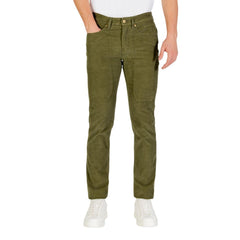 Green Cotton Skinny Jeans