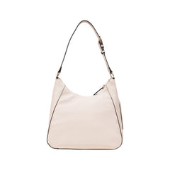 Beige Artificial Leather Handbag