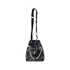 Black Artificial Leather Handbag