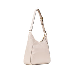 Beige Artificial Leather Handbag