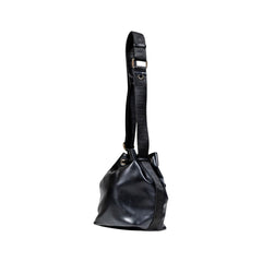 Black Artificial Leather Handbag