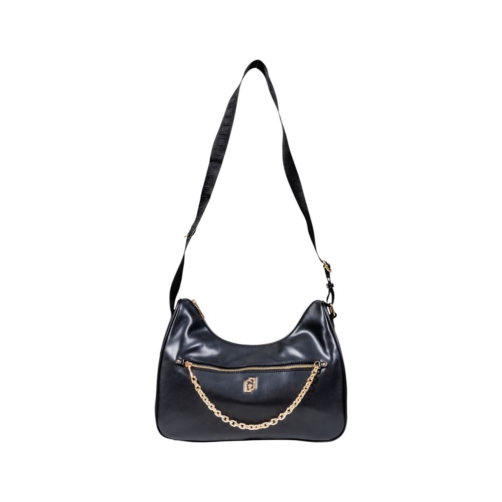 Black Artificial Leather Handbag