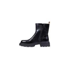 Black Polyethylene Ankle Boots