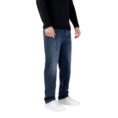 Blue Recycled Cotton Relaxed Fit Jeans