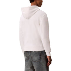 White Cotton Hoodie