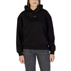 Black Cotton Hoodie
