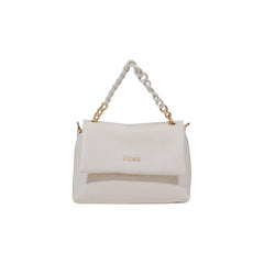 White Polyester Handbag