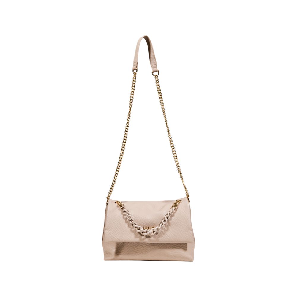 Beige Polyester Handbag