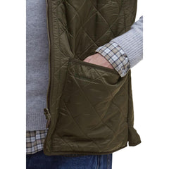 Green Polyamide Sleveless Jacket