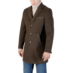 Green Polyester Coat