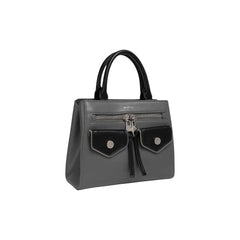 Bicolor Polyester Handbag