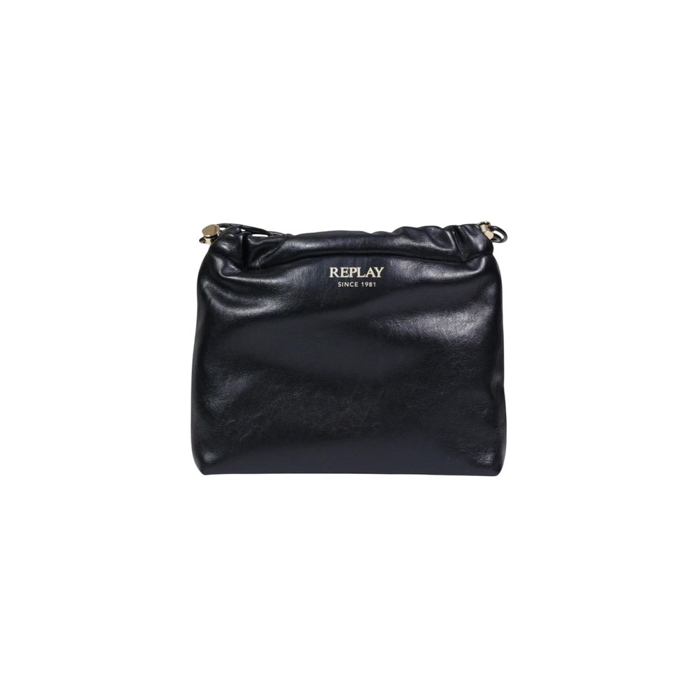 Black Polyester Handbag