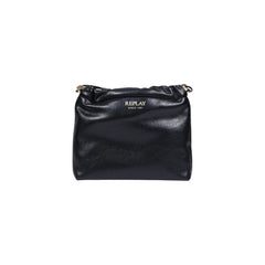Black Polyester Handbag