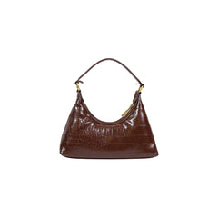 Brown Polyester Handbag