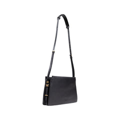 Black Artificial Leather Handbag