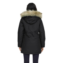 Black Polyester Parka