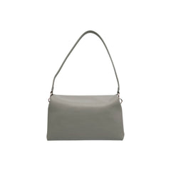 Gray Polyester Handbag