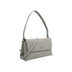 Gray Polyester Handbag