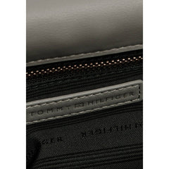 Gray Polyester Handbag