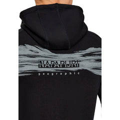 Black Cotton Hoodie